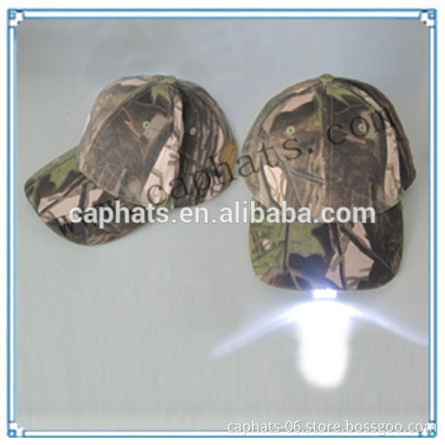Realtree Camouflage Hunting Cap Outdoor Hunter Hat 6 Panel Baseball Cap With LED Light